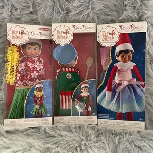 Elf on the Shelf Claus Couture Collection Set of 3 outfits all NEW in box!